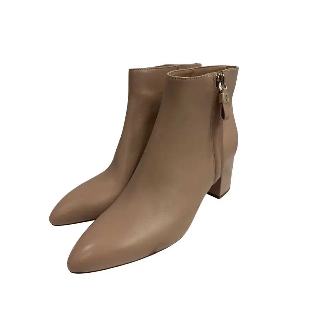 Kate Spade Women’s Boots sz 8 Amelie Nude Leather NEW # box 973
